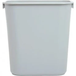 Rubbermaid® Soft Molded Plastic Wastebasket - 13-5/8 Qt. -Cheap Trash & Recycling Store 241092GY 02