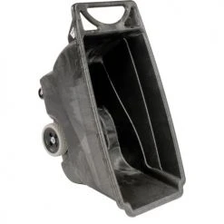 Rubbermaid® Standard Duty Structural Foam Plastic Tilt Truck,1/2 Cu. Yd. Cap,450 Lbs. Cap,Black -Cheap Trash & Recycling Store 241394 02