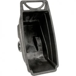 Rubbermaid® Standard Duty Structural Foam Plastic Tilt Truck,1/2 Cu. Yd. Cap,450 Lbs. Cap,Black -Cheap Trash & Recycling Store 241394 05