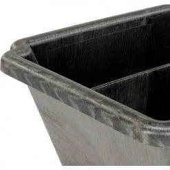 Rubbermaid® Standard Duty Structural Foam Plastic Tilt Truck,1/2 Cu. Yd. Cap,450 Lbs. Cap,Black -Cheap Trash & Recycling Store 241394 10