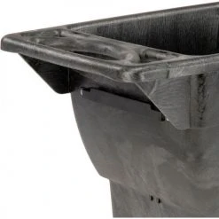 Rubbermaid® Standard Duty Structural Foam Plastic Tilt Truck,1/2 Cu. Yd. Cap,450 Lbs. Cap,Black -Cheap Trash & Recycling Store 241394 11