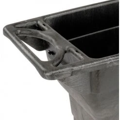 Rubbermaid® Standard Duty Structural Foam Plastic Tilt Truck,1/2 Cu. Yd. Cap,450 Lbs. Cap,Black -Cheap Trash & Recycling Store 241394 12