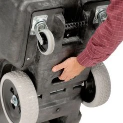 Rubbermaid® Standard Duty Structural Foam Plastic Tilt Truck,1/2 Cu. Yd. Cap,450 Lbs. Cap,Black -Cheap Trash & Recycling Store 241394 16