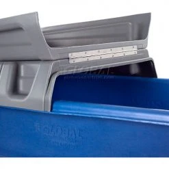Global Industrial™ Gray Lid for Blue Recycling 1 Cubic Yard Tilt Truck -Cheap Trash & Recycling Store 241969 05 1