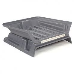 Global Industrial™ Gray Lid for Blue Recycling 1 Cubic Yard Tilt Truck -Cheap Trash & Recycling Store 241969 08 1