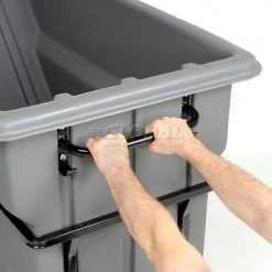 Global Industrial Heavy Duty Plastic Tilt Truck, 1 Cu. Yd. Cap,1250 Lbs. Cap, Gray 40 Global Industrial Heavy Duty Plastic Tilt Truck, 1 Cu. Yd. Cap,1250 Lbs. Cap, Gray -Cheap Trash & Recycling Store 242088 13