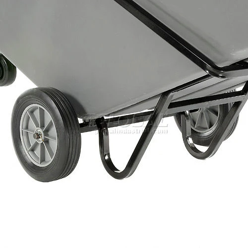 Global Industrial Heavy Duty Plastic Tilt Truck, 1 Cu. Yd. Cap,1250 Lbs. Cap, Gray 13 Global Industrial Heavy Duty Plastic Tilt Truck, 1 Cu. Yd. Cap,1250 Lbs. Cap, Gray - Image 13