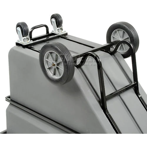 Global Industrial Heavy Duty Plastic Tilt Truck, 1 Cu. Yd. Cap,1250 Lbs. Cap, Gray 16 Global Industrial Heavy Duty Plastic Tilt Truck, 1 Cu. Yd. Cap,1250 Lbs. Cap, Gray - Image 16