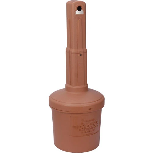 Global Industrial Outdoor Ashtray, 5 Gallon, Terracotta 2 Global Industrial Outdoor Ashtray, 5 Gallon, Terracotta - Image 2