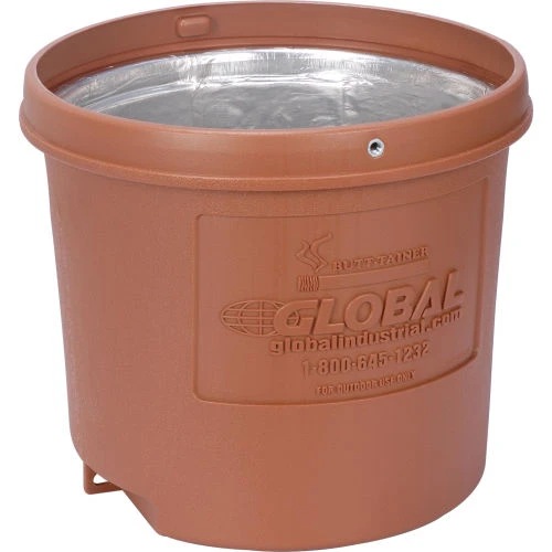 Global Industrial Outdoor Ashtray, 5 Gallon, Terracotta 5 Global Industrial Outdoor Ashtray, 5 Gallon, Terracotta - Image 5
