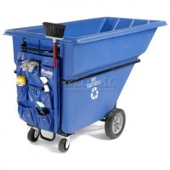 Global Industrial™ 9 Pocket Utility Bag For 1 Cu. Yd. Recycling Tilt Trucks -Cheap Trash & Recycling Store 251582 27