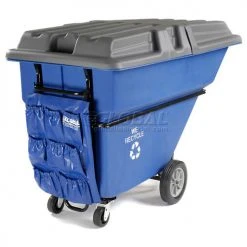 Global Industrial™ 9 Pocket Utility Bag For 1 Cu. Yd. Recycling Tilt Trucks -Cheap Trash & Recycling Store 251582 34