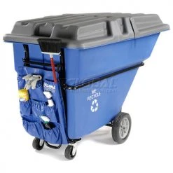 Global Industrial™ 9 Pocket Utility Bag For 1 Cu. Yd. Recycling Tilt Trucks -Cheap Trash & Recycling Store 251582 35