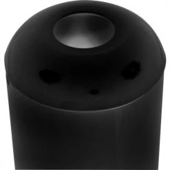 Rubbermaid® Steel Round Open Top Trash Can W/Galvanized Liner, 15 Gallon, High Gloss Black -Cheap Trash & Recycling Store 257910BK 02