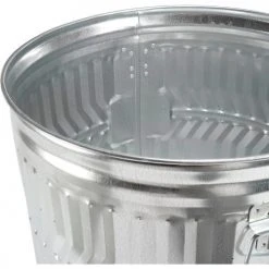 Witt Industries Commercial Duty Outdoor Galvanized Steel Corrosion Resistant Trash Can,32 Gal,Silver -Cheap Trash & Recycling Store 260584 04