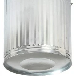 Witt Industries Commercial Duty Outdoor Galvanized Steel Corrosion Resistant Trash Can,32 Gal,Silver -Cheap Trash & Recycling Store 260584 05