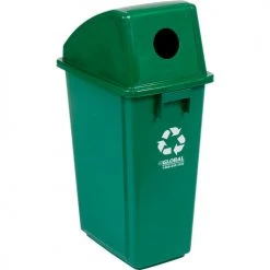 Global Industrial™ Recycling Bottle & Can Lid, Green -Cheap Trash & Recycling Store 260592GN 02