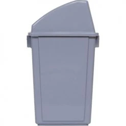 Global Industrial™ Recycling Paper Lid, Gray -Cheap Trash & Recycling Store 260593GY 05
