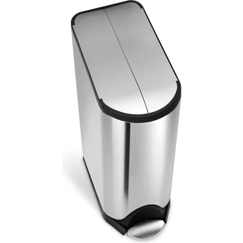simplehuman® Butterfly Step Can - 12 Gallon Brushed SS 3 simplehuman® Butterfly Step Can - 12 Gallon Brushed SS - Image 3