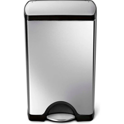 simplehuman® Rectangular Step Can - 13 Gallon Brushed SS 1 simplehuman® Rectangular Step Can - 13 Gallon Brushed SS