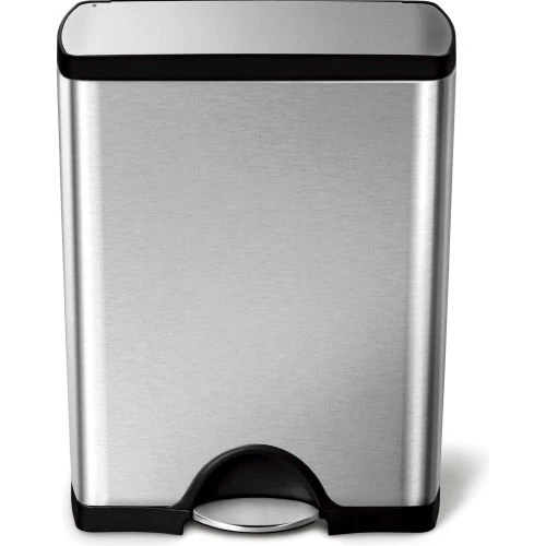 simplehuman® Rectangular Step Can - 13 Gallon Brushed SS 14 simplehuman® Rectangular Step Can - 13 Gallon Brushed SS - Image 14