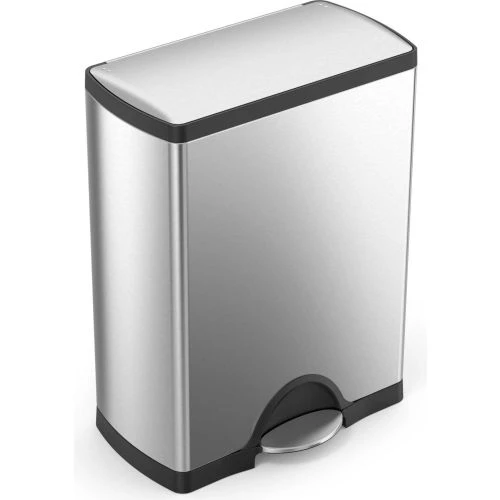 simplehuman® Rectangular Step Can - 13 Gallon Brushed SS 15 simplehuman® Rectangular Step Can - 13 Gallon Brushed SS - Image 15