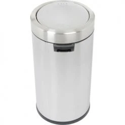 Simplehuman® Stainless Steel Swing Top Trash Can, 14-1/2 Gallon -Cheap Trash & Recycling Store 261012SS 03