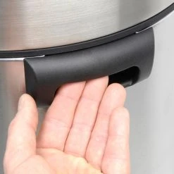 Simplehuman® Stainless Steel Swing Top Trash Can, 14-1/2 Gallon -Cheap Trash & Recycling Store 261012SS 04