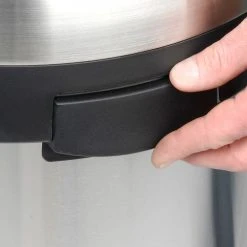 Simplehuman® Steel Stainless Bullet Open Top Trash Can, 16 Gallon -Cheap Trash & Recycling Store 261013SS 06