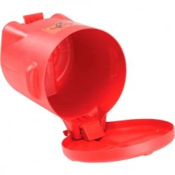 Eagle Mfg Eagle 14 Gallon Safety Poly Biohazardous Waste Can, Red - 947BIO -Cheap Trash & Recycling Store 261106 05
