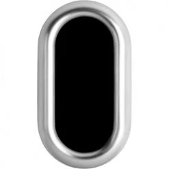 Simplehuman® Stainless Steel Slim Oval Open Top Trash Can, 13 Gallon -Cheap Trash & Recycling Store 261342SS 3