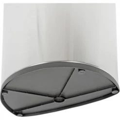 Simplehuman® Stainless Steel Semi-Round Open Top Trash Can, 16 Gallon -Cheap Trash & Recycling Store 261343SS 12