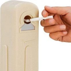 Global Industrial™ Outdoor Ashtray, 1-1/2 Gallon, Beige -Cheap Trash & Recycling Store 261391BG 06