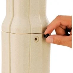 Global Industrial™ Outdoor Ashtray, 1-1/2 Gallon, Beige -Cheap Trash & Recycling Store 261391BG 08