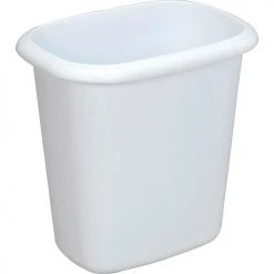 Rubbermaid® Vanity Wastebasket 2953 6 Quart, White