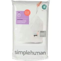 Simplehuman® Stainless Steel Bullet Open Top Trash Can, 21 Gallon -Cheap Trash & Recycling Store 261744SS 10