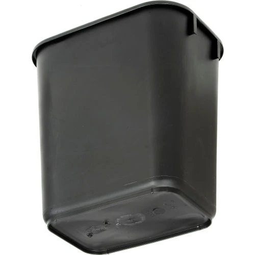 Global Industrial 13-5/8 Qt. Plastic Wastebasket - Black 3 Global Industrial 13-5/8 Qt. Plastic Wastebasket - Black - Image 3