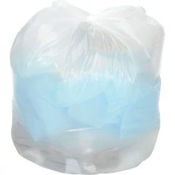 Global Industrial Medium Duty White Trash Bags - 40 to 45 Gal, 0.7 Mil, 100 Bags/Case
