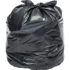 Global Industrial™ Light Duty Black Trash Bags - 40-45 Gal, 0.39 Mil, 250 Bags/Case