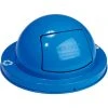 Global Industrial™ Steel Dome Lid For 36 Gallon Trash Can, Blue