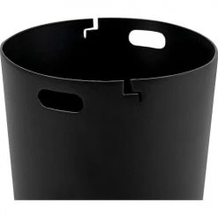 Global Industrial™ Outdoor Slatted Steel Recycling Can w/Rain Bonnet Lid, 36 Gallon, Blue -Cheap Trash & Recycling Store 261850BL 06