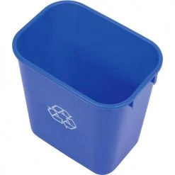 Global Industrial Deskside Recycling Wastebasket, 13-5/8 Quart, Blue 11 Global Industrial Deskside Recycling Wastebasket, 13-5/8 Quart, Blue -Cheap Trash & Recycling Store 261877BL 02