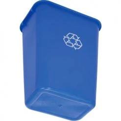 Global Industrial Deskside Recycling Wastebasket, 41-1/4 Quart, Blue 15 Global Industrial Deskside Recycling Wastebasket, 41-1/4 Quart, Blue -Cheap Trash & Recycling Store 261879BL 05
