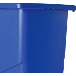 Global Industrial™ Recycling System For Paper/Bottles & Cans, 69 Gallon, Gray/Blue/Black -Cheap Trash & Recycling Store 261902BL 03