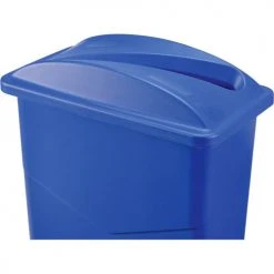 Global Industrial™ Recycling System For Paper/Bottles & Cans, 46 Gallon, Blue -Cheap Trash & Recycling Store 261902BL 04