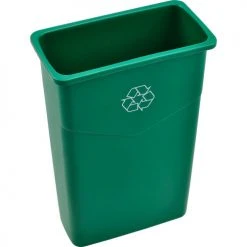 Global Industrial Slim Recycling Can, 23 Gallon, Recycling Green 11 Global Industrial Slim Recycling Can, 23 Gallon, Recycling Green -Cheap Trash & Recycling Store 261902RGN 02