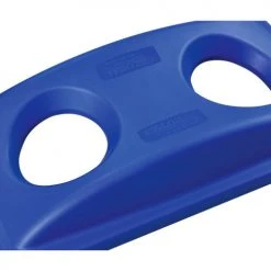 Global Industrial™ Bottles & Cans Recycling Lid, Blue -Cheap Trash & Recycling Store 261905BL 04