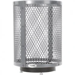 Global Industrial Outdoor Diamond Steel Trash Can With Flat Lid & Base, 36 Gallon, Gray 14 Global Industrial Outdoor Diamond Steel Trash Can With Flat Lid & Base, 36 Gallon, Gray -Cheap Trash & Recycling Store 261924GYD 02