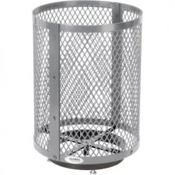 Global Industrial Outdoor Diamond Steel Trash Can With Flat Lid & Base, 36 Gallon, Gray 16 Global Industrial Outdoor Diamond Steel Trash Can With Flat Lid & Base, 36 Gallon, Gray -Cheap Trash & Recycling Store 261924GYD 04