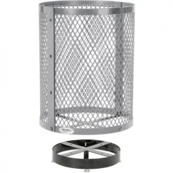 Global Industrial Outdoor Diamond Steel Trash Can W/Rain Bonnet Lid & Base, 36 Gallon, Gray 15 Global Industrial Outdoor Diamond Steel Trash Can W/Rain Bonnet Lid & Base, 36 Gallon, Gray -Cheap Trash & Recycling Store 261926GYD 03